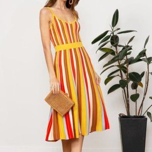 Lucy Paris Katrina Rainbow Knit Top. M, L, XL